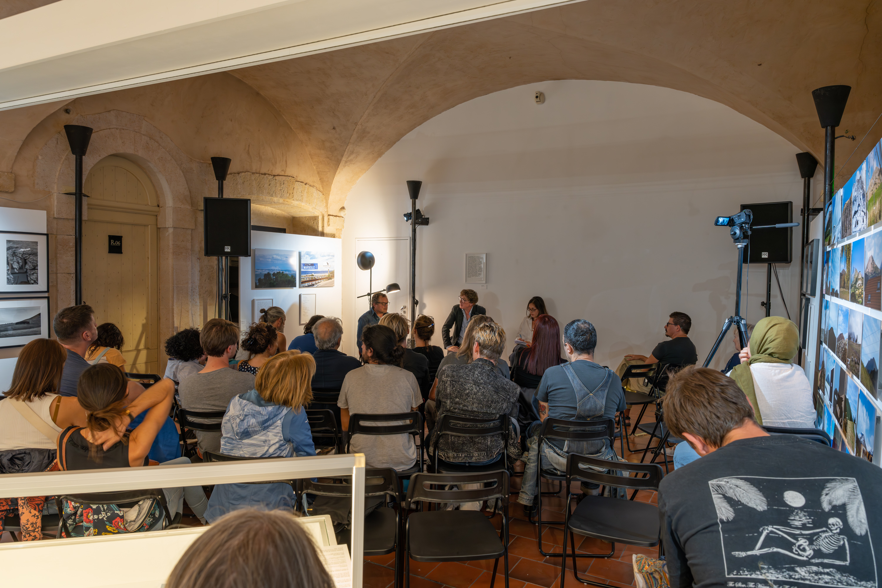 Public devant une conférence