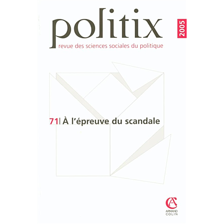 A l'épreuve du scandale, Cyril Lemieux et De Blic D.